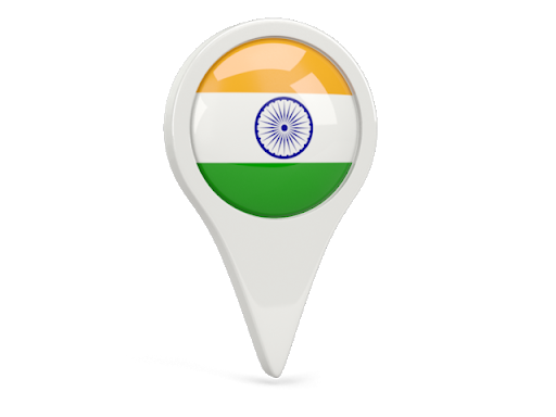 India location flag icon